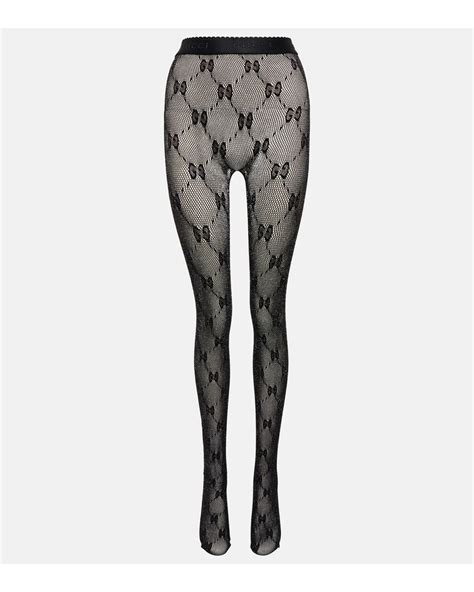 gucci women's black gg tights|gucci tights aesthetic.